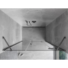Mexen Mist-H porte de douche pivotante droite 155 cm, transparent, métal gun - 8A5-155-001-95-00-P