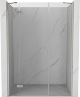 Mexen Mist-H porte de douche pivotante gauche 135 cm, transparent, nickel brossé - 8A5-135-001-97-00-L