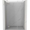 Mexen Mist-H porte de douche pivotante gauche 140 cm, transparent, nickel brossé - 8A5-140-001-97-00-L