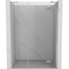 Mexen Mist-H porte de douche pivotante droite 120 cm, transparente, nickel brossé - 8A5-120-001-97-00-P