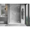 Mexen Mist-H porte de douche battante droite 155 cm, transparente, nickel brossé - 8A5-155-001-97-00-P