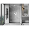Mexen Mist-H L porte de douche pivotante gauche 145 cm, transparente, blanche - 8A5L-145-001-20-00-L