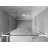 Mexen Mist-H L porte de douche pivotante gauche 145 cm, transparente, blanche - 8A5L-145-001-20-00-L
