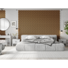 Mexen Lam-SF 02 lames murales acoustiques 280 x 30 cm, feutre 9 mm, placage technique, Chêne Naturel - S106-280-02-042