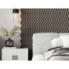 Mexen Lam-SF 02 lamelles murales acoustiques 280 x 30 cm, feutre 9 mm, placage technique, Chêne Gris - S106-280-02-043