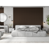 Mexen Lam-SF 02 lames murales acoustiques 280 x 30 cm, feutre 9 mm, placage technique, Chêne Mocca - S106-280-02-045