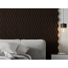 Mexen Lam-SF 02 lames murales acoustiques 280 x 30 cm, feutre 9 mm, placage technique, Chêne Noir - S106-280-02-046