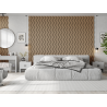 Mexen Lam-SF 01 lames murales acoustiques 280 x 30 cm, feutre 9 mm, placage technique, Chêne blanchi - S106-280-01-040