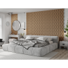 Mexen Lam-SF 01 lames murales acoustiques 280 x 30 cm, feutre 9 mm, placage technique, Chêne blanchi - S106-280-01-040