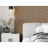 Mexen Lam-SF 01 lames murales acoustiques 280 x 30 cm, feutre 9 mm, placage technique, Chêne blanchi - S106-280-01-040