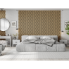 Mexen Lam-SF 01 lames murales acoustiques 280 x 30 cm, feutre 9 mm, placage technique, Chêne Classique - S106-280-01-041