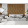 Mexen Lam-SF 01 lames murales acoustiques 280 x 30 cm, feutre 9 mm, placage technique, Chêne Naturel - S106-280-01-042