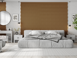 Mexen Lam-SF 01 lames murales acoustiques 280 x 30 cm, feutre 9 mm, placage technique, Chêne Naturel - S106-280-01-042