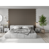 Mexen Lam-SF 01 lames murales acoustiques 280 x 30 cm, feutre 9 mm, placage technique, Chêne Gris - S106-280-01-043