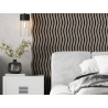 Mexen Lam-SF 01 lames murales acoustiques 280 x 30 cm, feutre 9 mm, placage technique, Chêne Gris - S106-280-01-043