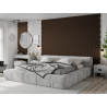 Mexen Lam-SF 01 lamelles murales acoustiques 280 x 30 cm, feutre 9 mm, placage technique, Chêne Mocca - S106-280-01-045