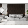Mexen Lam-SF 01 lames murales acoustiques 280 x 30 cm, feutre 9 mm, placage technique, Chêne Noir - S106-280-01-046