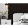 Mexen Lam-SF 01 lames murales acoustiques 280 x 30 cm, feutre 9 mm, placage technique, Chêne Noir - S106-280-01-046