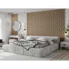 Mexen Lam-SF 01 lamelles murales acoustiques 280 x 30 cm, feutre 9 mm, placage technique, Noix Clair - S106-280-01-047