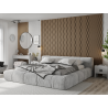 Mexen Lam-SF 01 Lam-SF 26 lamelles murales acoustiques 280 x 30 cm, feutre 9 mm, placage technique, Noyer Clair