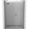 Mexen Mist-H L porte de douche battante gauche 150 cm, transparent, métal canon - 8A5L-150-001-95-00-L