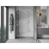 Mexen Mist-H L porte de douche battante gauche 120 cm, transparent, nickel brossé - 8A5L-120-001-97-00-L