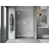 Mexen Mist-H L porte de douche battante gauche 120 cm, transparent, nickel brossé - 8A5L-120-001-97-00-L