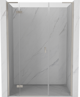 Mexen Mist-H L porte de douche battante gauche 120 cm, transparent, nickel brossé - 8A5L-120-001-97-00-L