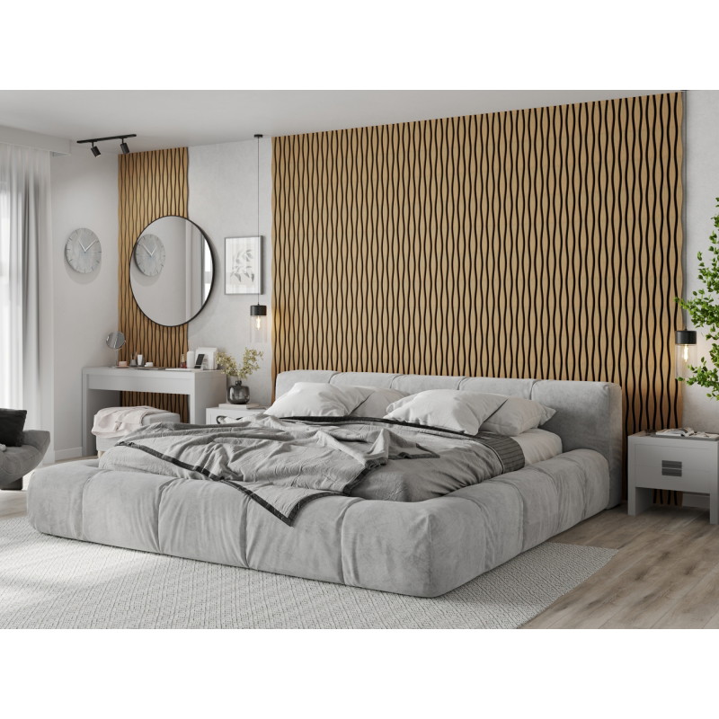 Mexen Lam-SF 01 Lam-SF 26 lames murales acoustiques 280 x 30 cm, feutre 9 mm, placage technique, Chêne Classic