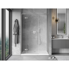 Mexen Mist-H L porte de douche pivotante gauche 130 cm, transparent, nickel brossé - 8A5L-130-001-97-00-L