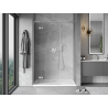 Mexen Mist-H L porte de douche pivotante gauche 150 cm, transparent, nickel brossé - 8A5L-150-001-97-00-L