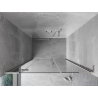 Mexen Mist-H L porte de douche pivotante gauche 150 cm, transparent, nickel brossé - 8A5L-150-001-97-00-L