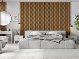Mexen Lam-SF 01 Lam-SF 26 lamelles murales acoustiques 280 x 30 cm, feutre 9 mm, placage technique, Chêne Naturel