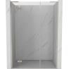 Mexen Mist-H L porte de douche battante gauche 155 cm, transparente, nickel brossé - 8A5L-155-001-97-00-L