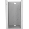 Mexen Mist-F portes de douche pliantes gauche 85 cm, transparent, blanc - 8A6-085-000-20-00-L