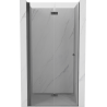 Mexen Mist-F porte de douche pliante gauche 65 cm, transparent, gris canon brossé - 8A6-065-000-66-00-L