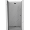 Mexen Mist-F porte de douche pliante gauche 70 cm, transparent, gris canon brossé - 8A6-070-000-66-00-L