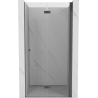 Mexen Mist-F porte de douche pliante droite 75 cm, transparent, gris canon brossé - 8A6-075-000-66-00-P