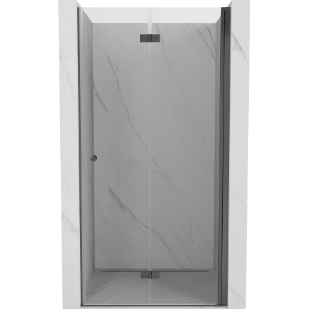 Mexen Mist-F porte de douche pliante droite 95 cm, transparent, gris canon brossé - 8A6-095-000-66-00-P