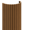 Mexen Ovalo 01 lames murales rainurées flexibles 280 x 36 cm, placage technique, Chêne Naturel - S130-280-01-042