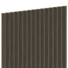 Mexen Ovalo 01 lames murales rainurées flexibles 280 x 36 cm, placage technique, Chêne Mocca - S130-280-01-045