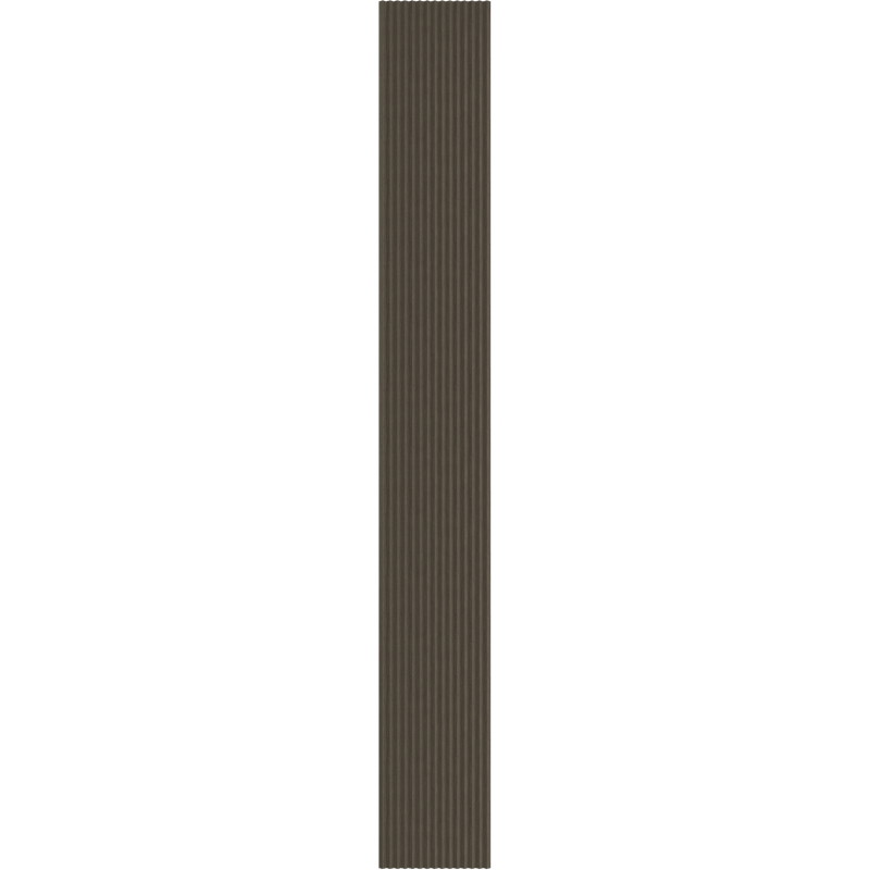 Mexen Ovalo 01 lames murales rainurées flexibles 280 x 36 cm, placage technique, Chêne Mocca - S130-280-01-045