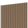 Mexen Ovalo 01 lamelles murales rainurées flexibles 280 x 36 cm, placage technique, Noyer Clair - S130-280-01-047