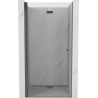 Mexen Mist-F porte de douche pliante gauche 85 cm, transparent, métal gun - 8A6-085-000-95-00-L