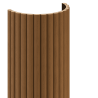 Mexen Ovalo 03 lames murales rainurées flexibles 280 x 36 cm, placage technique, Chêne Naturel - S130-280-03-042