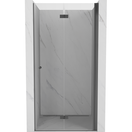 Mexen Mist-F portes de douche pliantes à droite 85 cm, transparent, métal canon - 8A6-085-000-95-00-P