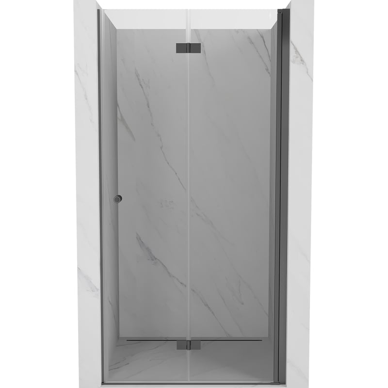 Mexen Mist-F porte de douche pliante droite 95 cm, transparent, gun metal - 8A6-095-000-95-00-P