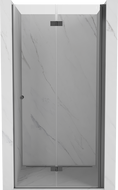 Mexen Mist-F portes de douche pliantes à droite 110 cm, transparentes, métal fusil - 8A6-110-000-95-00-P