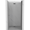Mexen Mist-F portes de douche pliantes droites 120 cm, transparentes, métal canon - 8A6-120-000-95-00-P