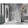 Mexen Mist-F porte de douche pliante gauche 70 cm, transparent, nickel brossé - 8A6-070-000-97-00-L